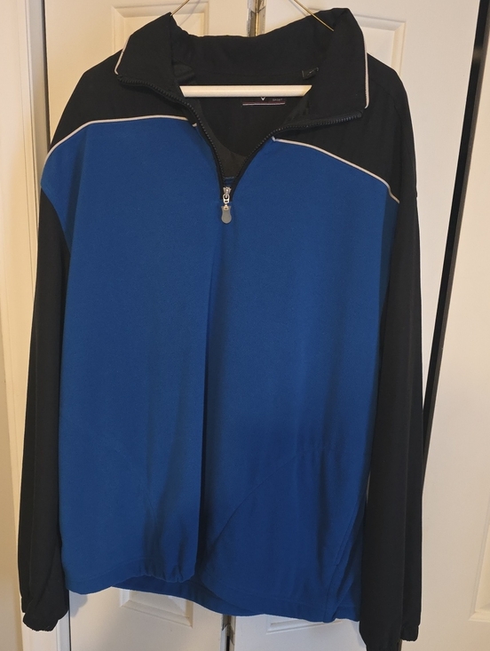 Callaway Other - Callaway Blue and Black Quarter-Zip Pullover
